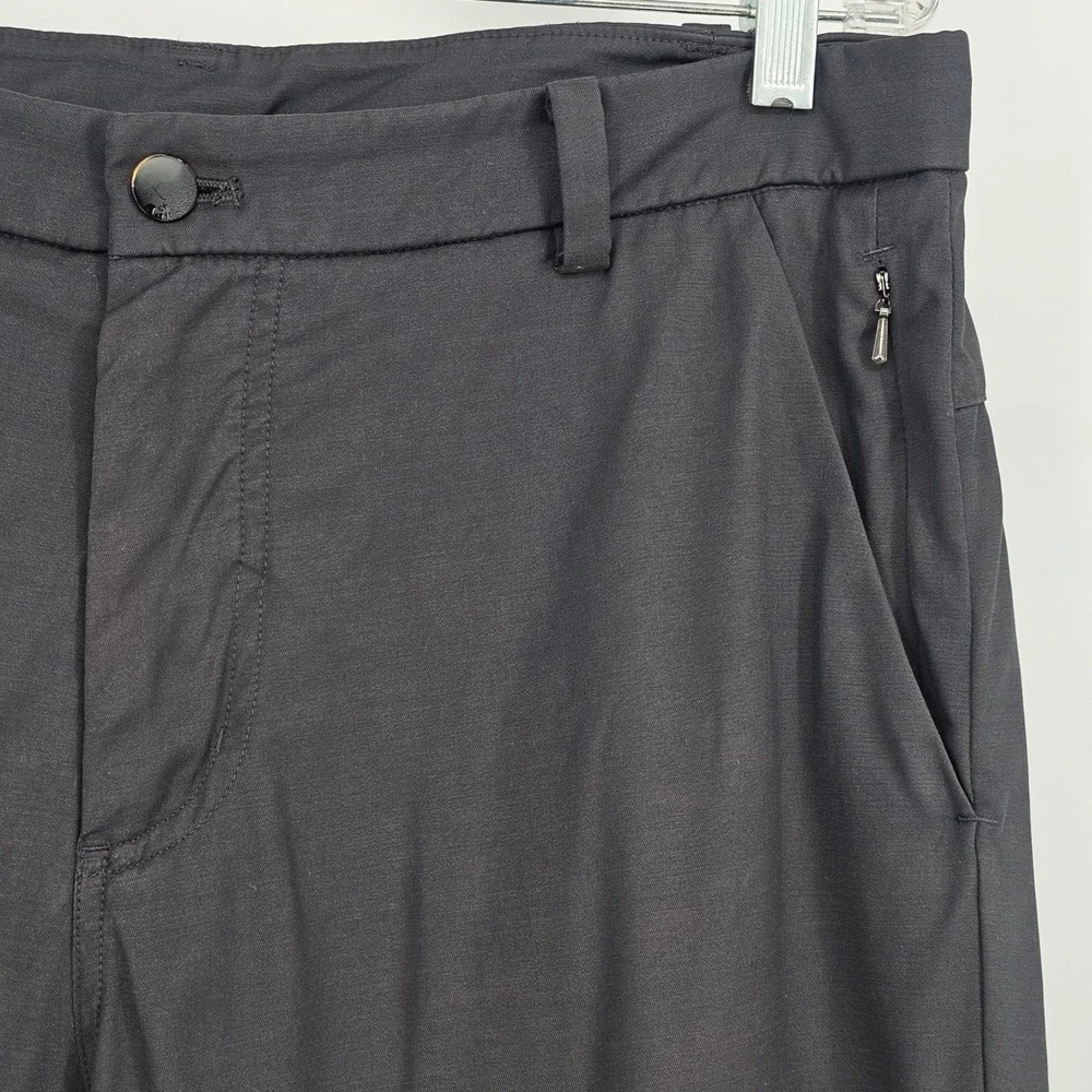 Lululemon ABC Slim Fit Pants 34x33 Dark Grey Athleisure Gorpcore‎ Active Stretch